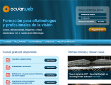 Tablet Screenshot of ocularweb.com